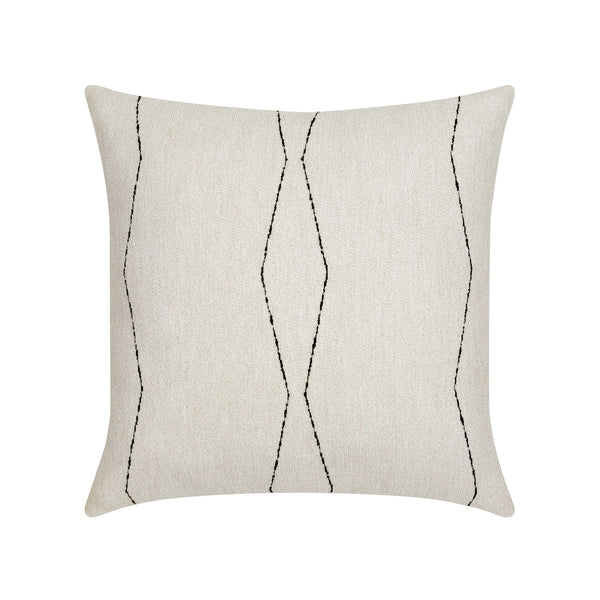 Oblique Ebony Pillow