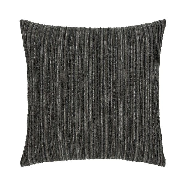 Luxe Stripe Charcoal Pillow