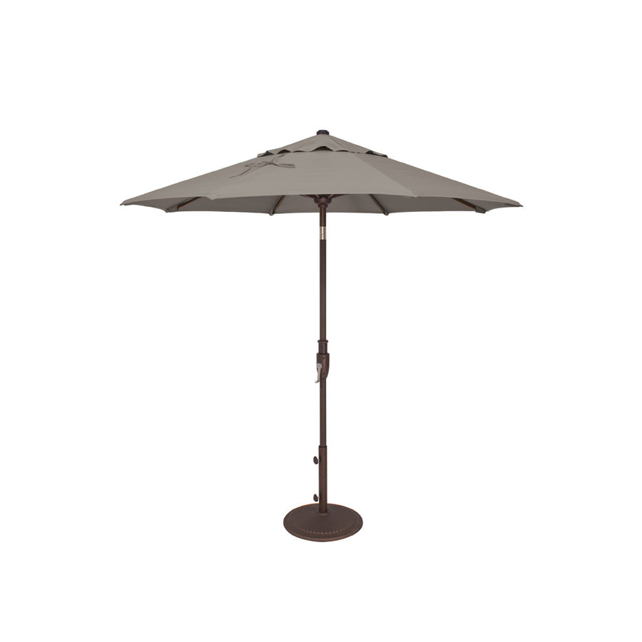 7.5' Bronze Frame Market Umbrella - Glide Tilt