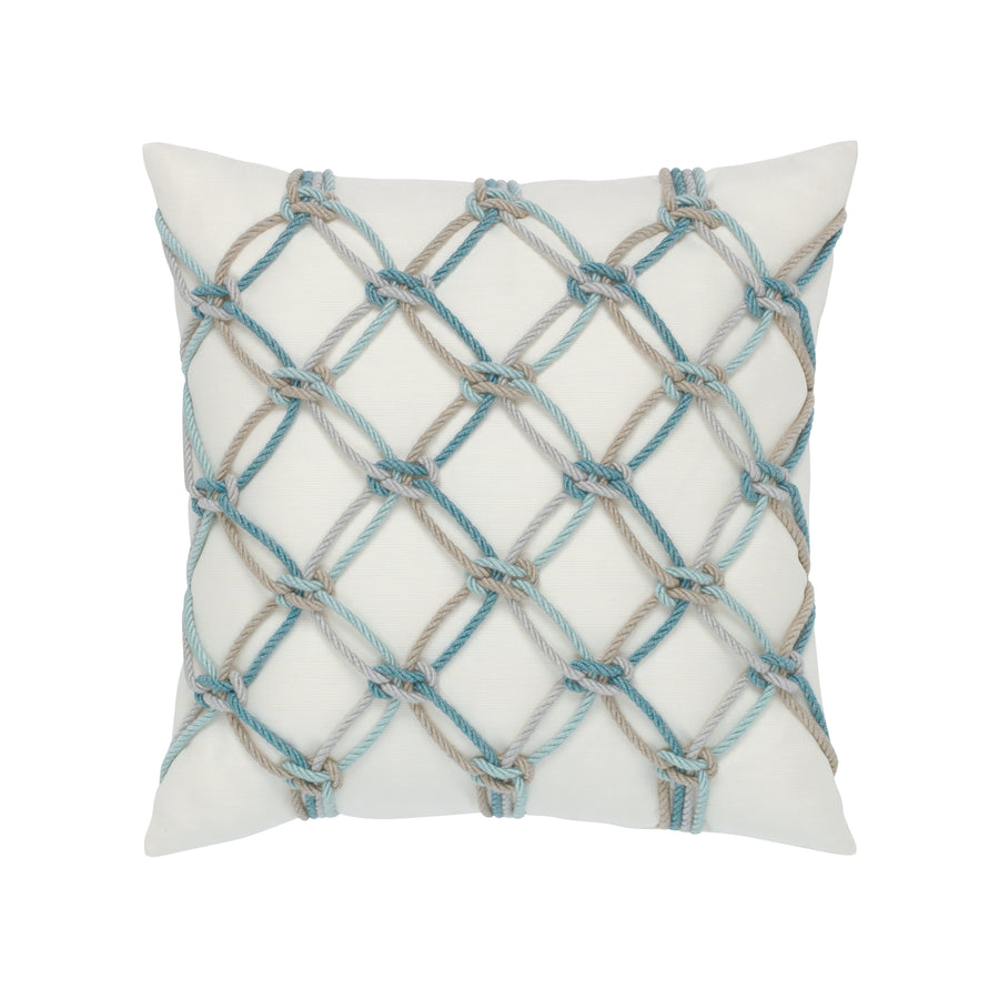 Aqua Rope Pillow