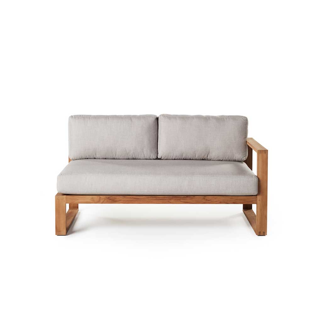 Belvedere Sectional Left Arm in Teak