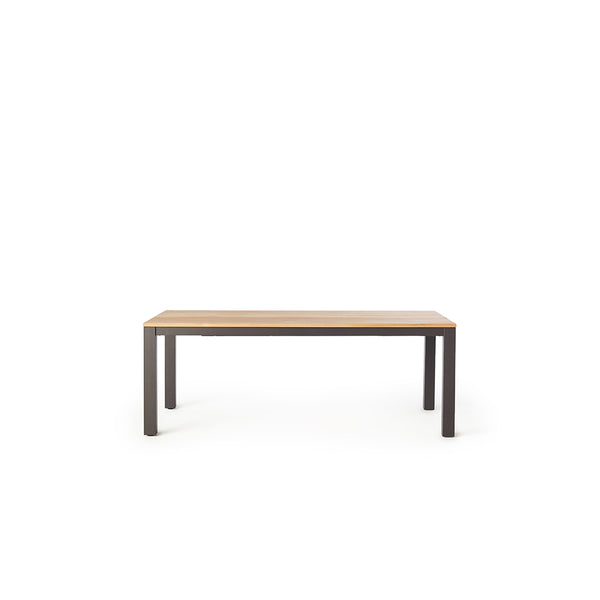 Merced 83"-122" Extension Dining Table in Charcoal