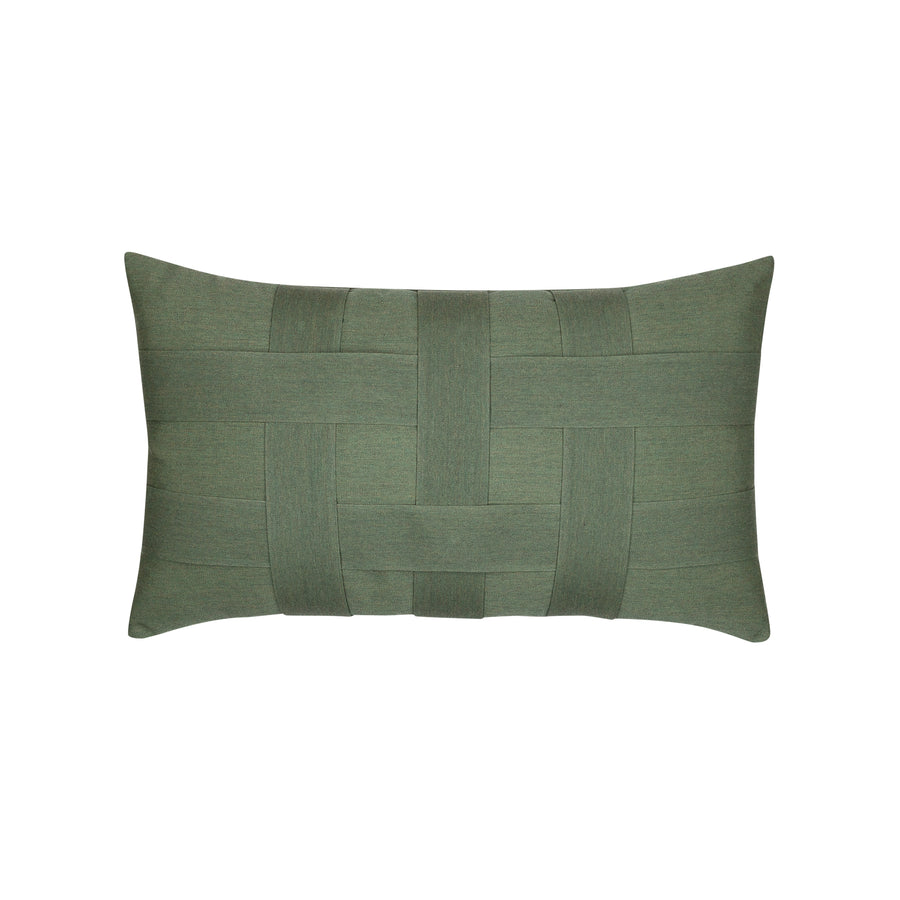 Basketweave Fern Pillow