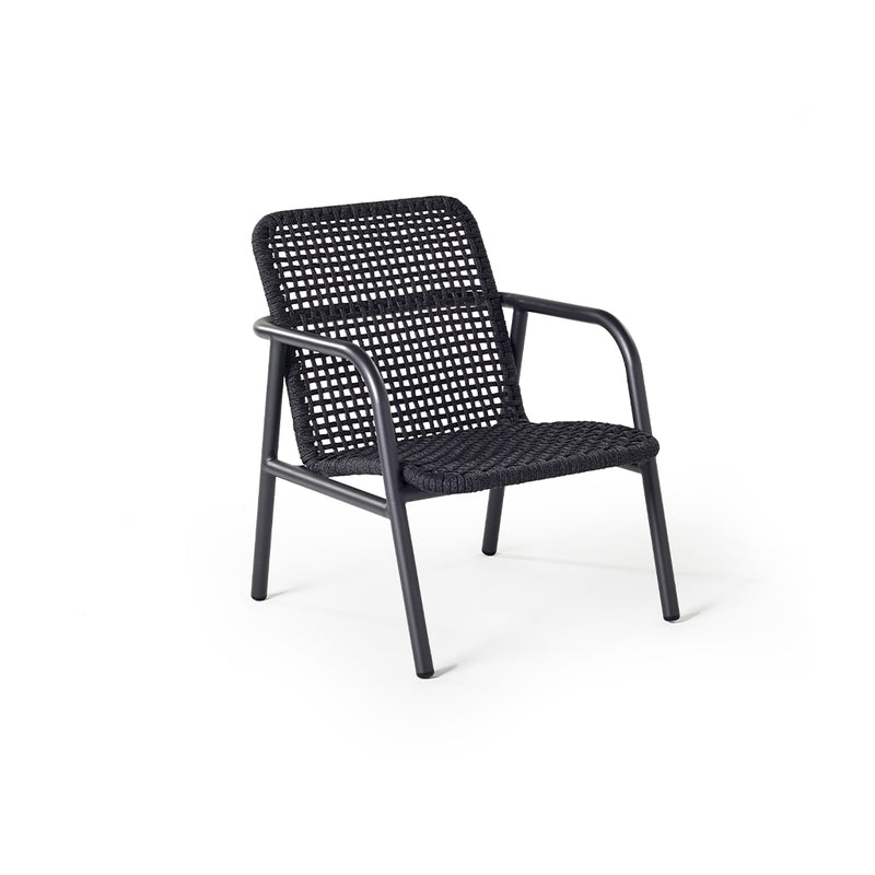 Presidio Lounge Chair in Charcoal