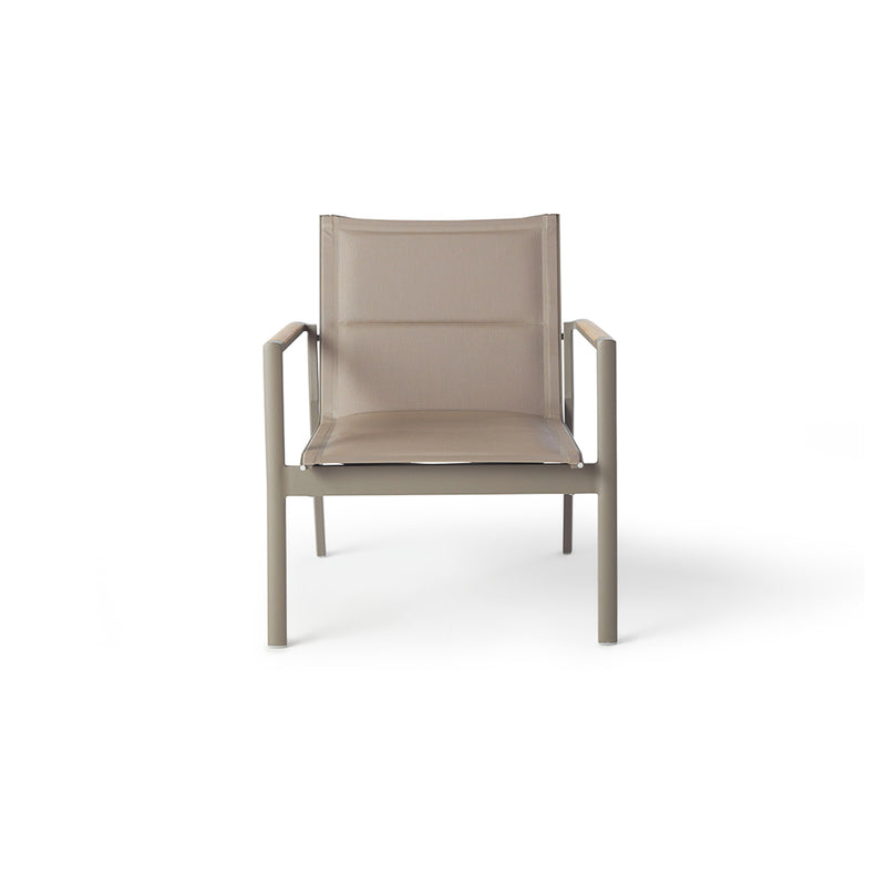 Skyline Lounge Chair in Quartz Grey Aluminum