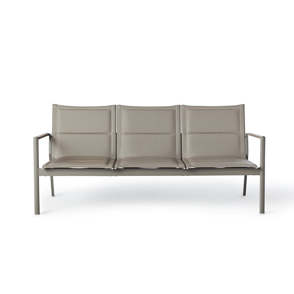 Skyline Sofa in Quartz Grey Aluminum