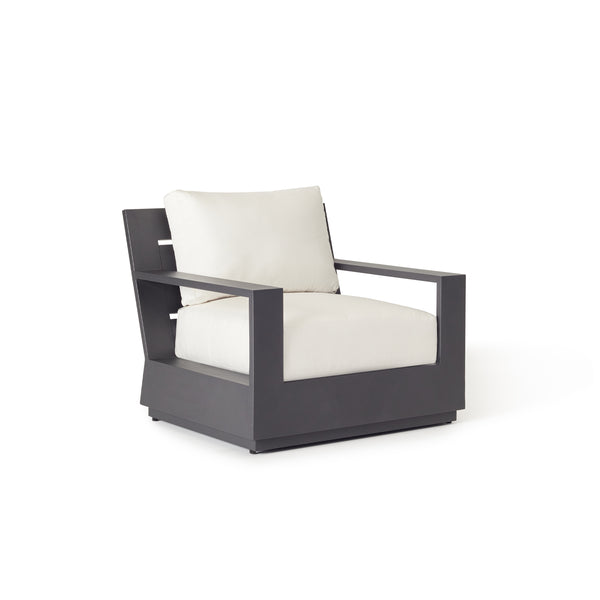 Sonora Lounge Chair in Charcoal Aluminum