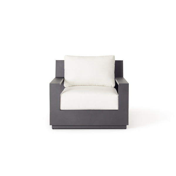 Sonora Lounge Chair in Charcoal Aluminum
