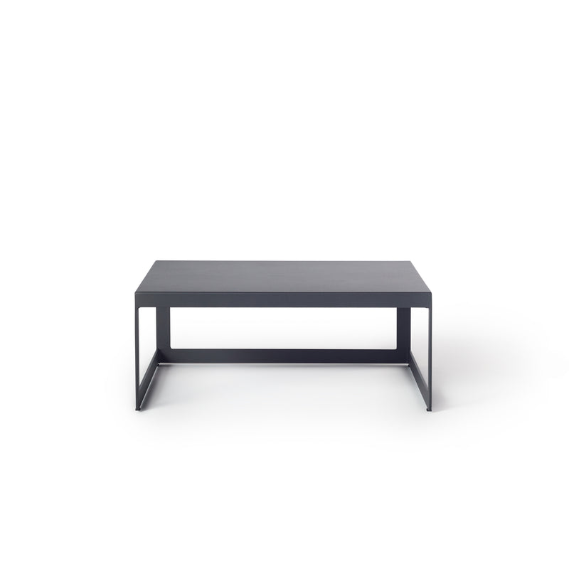 Vista 36" Charcoal Square Coffee Table