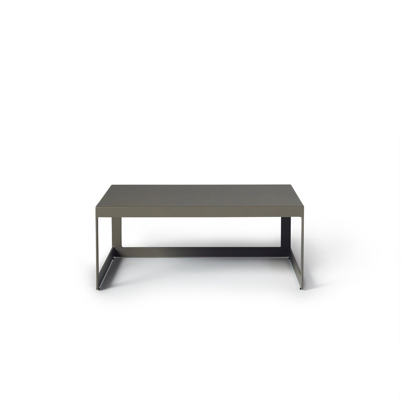 Vista 36" Quartz Grey Square Coffee Table