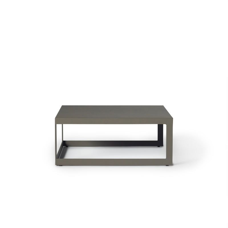 Vista 36" Quartz Grey Square Coffee Table