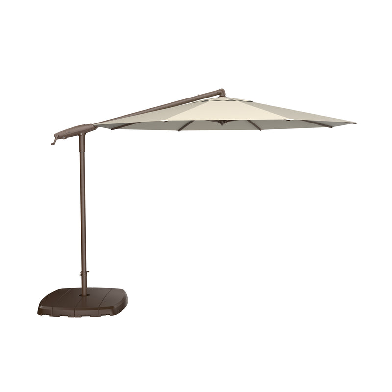 AG19A Cantilever Umbrella - Bronze Frame & Canvas Flax