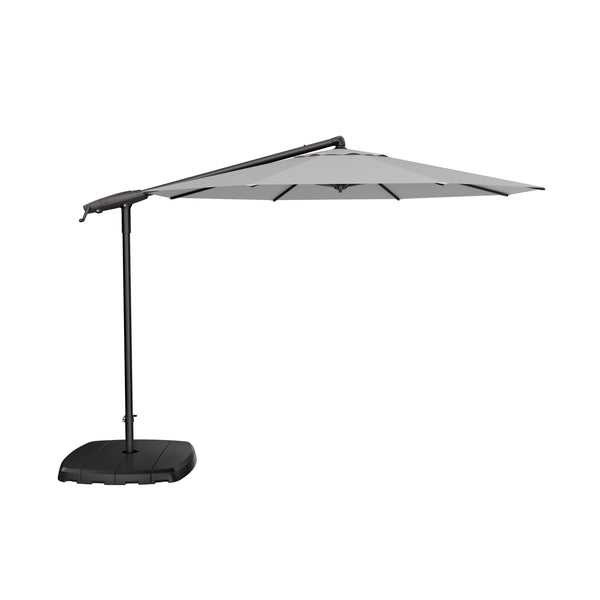 AG19A Cantilever Umbrella - Black Frame & Cast Silver