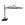 AKZ PLUS 11' Cantilever Umbrella - Black Frame & Cast Silver Canopy