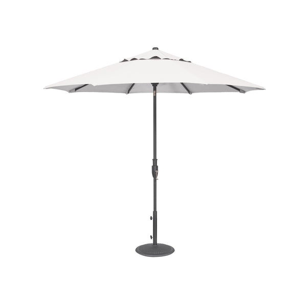 b&m patio umbrella Boho Wooden Patio Fringe Umbrella 7ft Mocha Meander