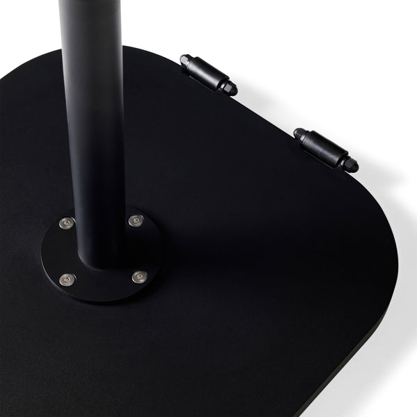 Aspen 120 lb Square Umbrella Base with Wheels - Black