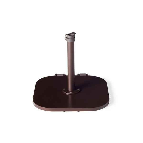 Aspen 120 lb Square Umbrella Base with Wheels - Bronze