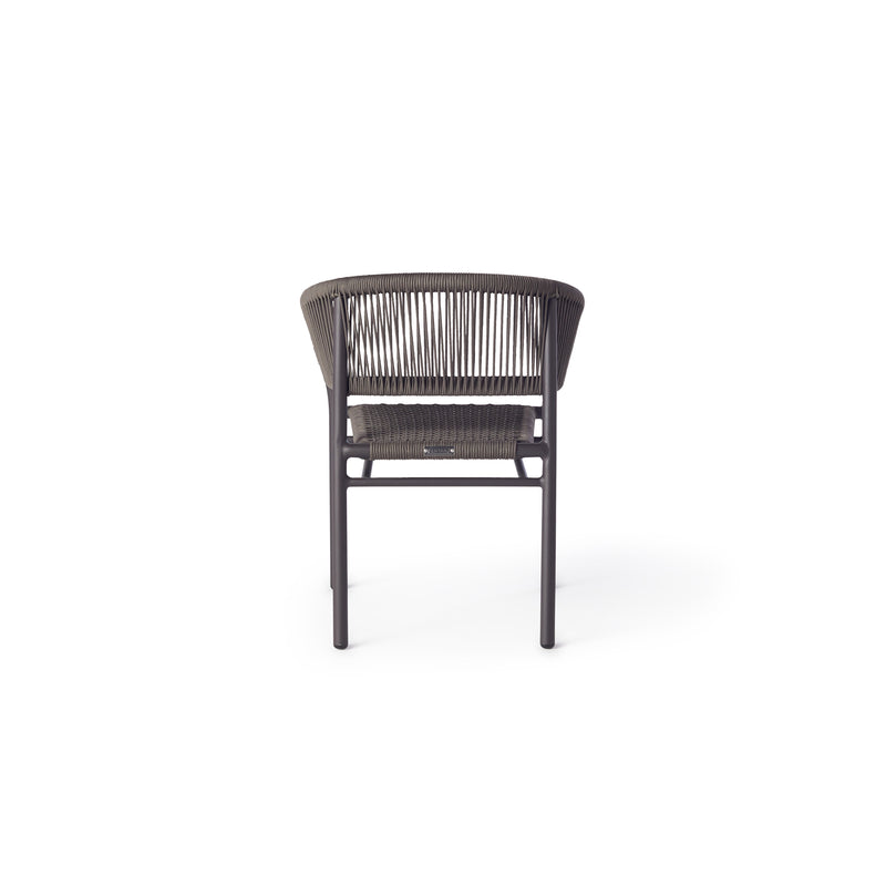 Atlantic Dining Chair in Charcoal Aluminum