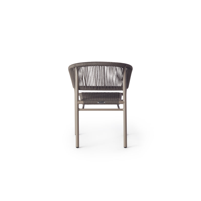 Atlantic Dining Chair in Quartz Grey Aluminum