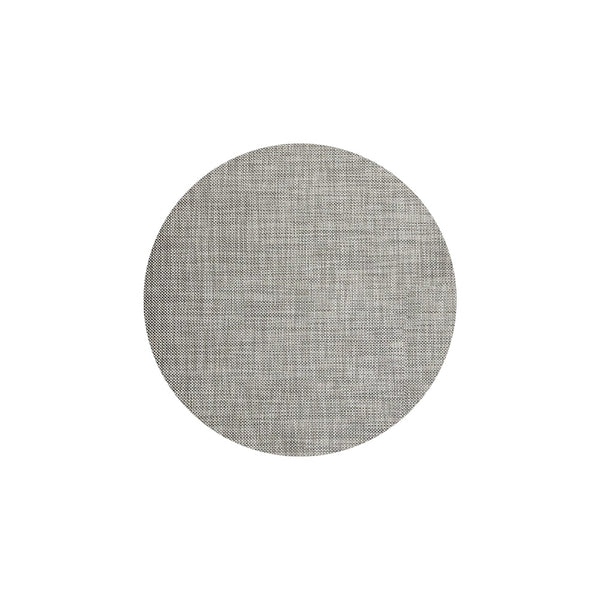 Basketweave Oyster Woven Floor Mat - XXL Round