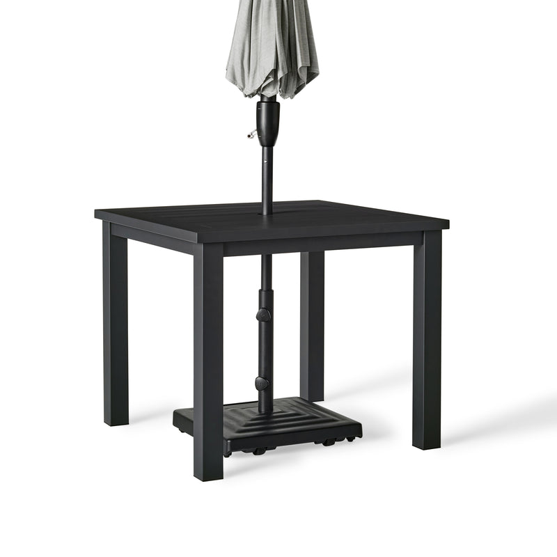 Belvedere 36" Umbrella Table in Charcoal