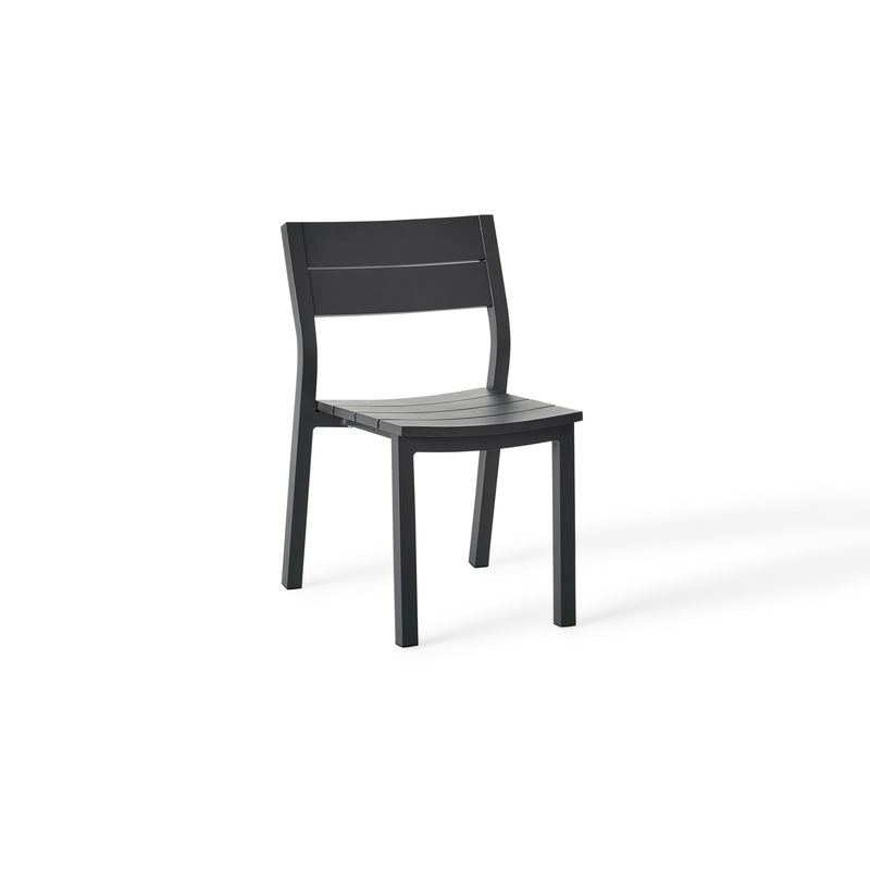 Belvedere Dining Side Chair in Charcoal