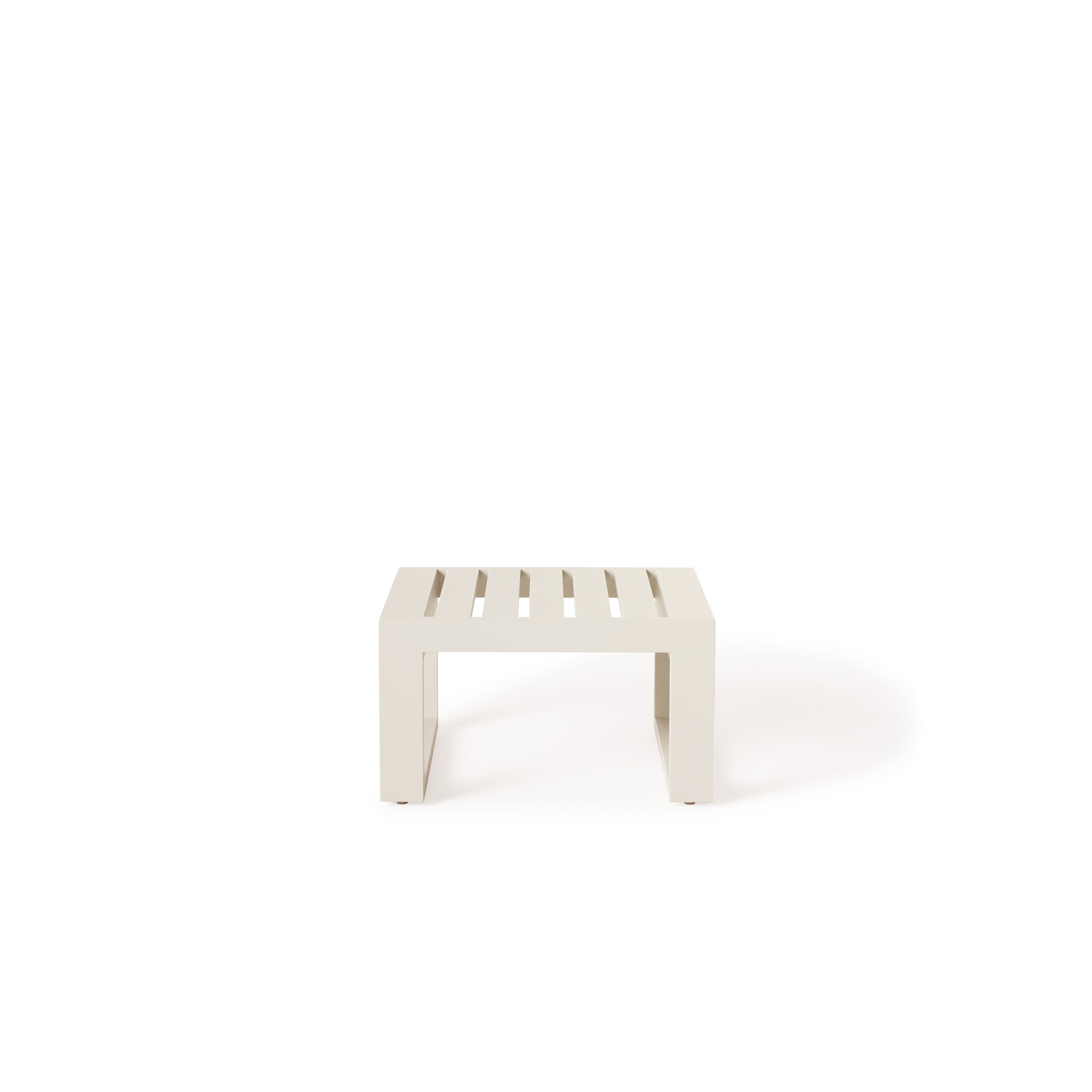 Belvedere Side Table in Dune Aluminum