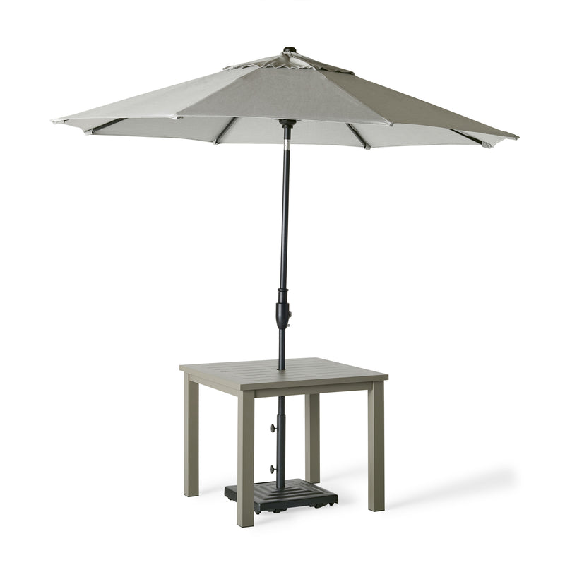 Belvedere 36" Umbrella Table in Quartz Grey