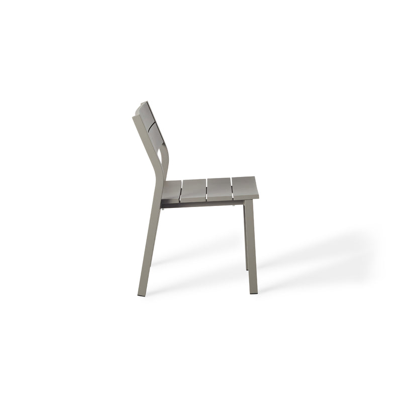 Belvedere Dining Side Chair in Quartz Grey