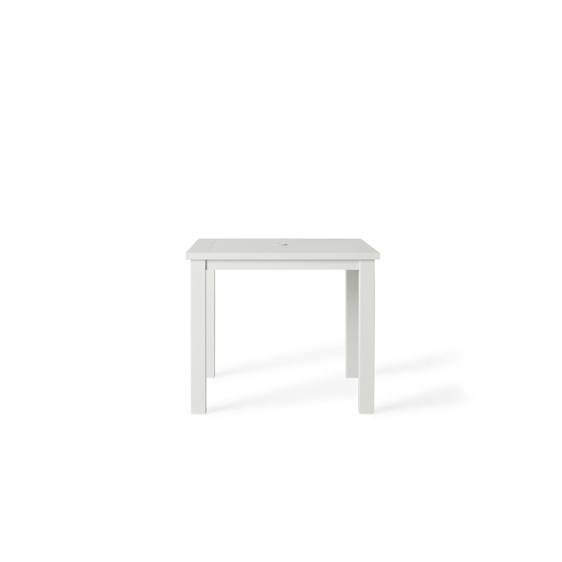 Belvedere 36" Umbrella Table in White