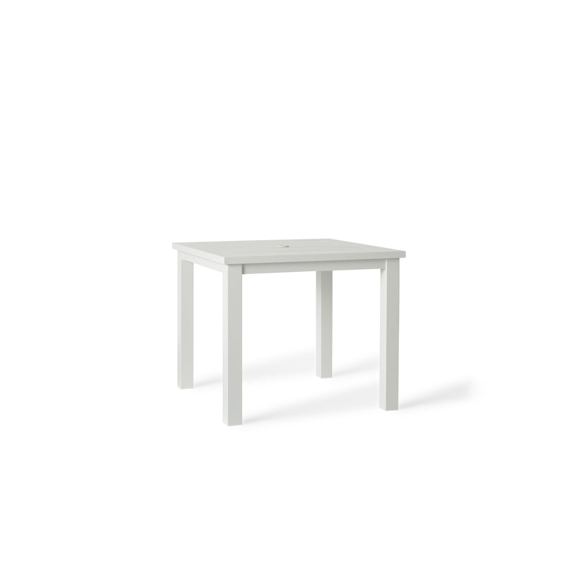 Belvedere 36" Umbrella Table in White