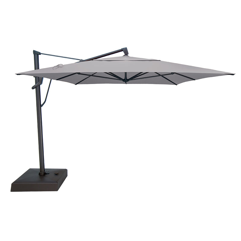 cantelever patio umbrella Elm 10 ft. Outdoor / Cantilever Hanging ensuring a safe and enjoyable outdoor experience all summer long AKZ PLUS 10x13' Cantilever Umbrella