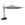 AKZ PLUS 10x13' Cantilever Umbrella - Black Frame & Taupe Canopy