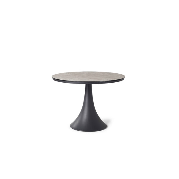 Bodega 43" Round Dining Table in Charcoal