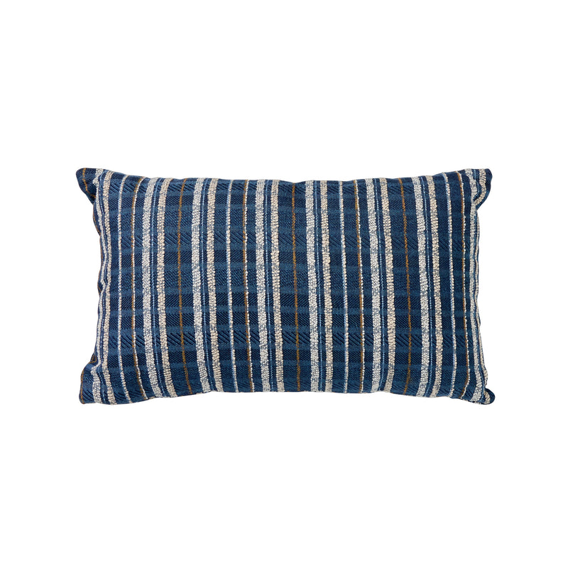 Reaction Indigo Bolster Pillow