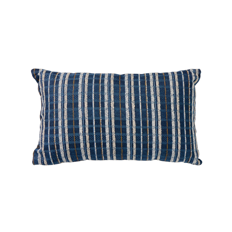Reaction Indigo Bolster Pillow
