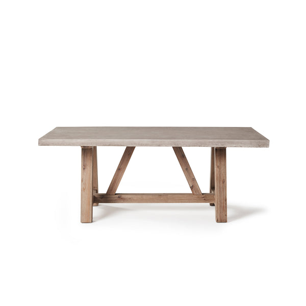 Outdoor Dining Tables - Teak, Concrete, Metal & More | Terra