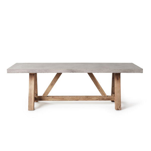 Outdoor Dining Tables - Teak, Concrete, Metal & More | Terra