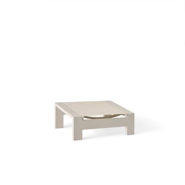 Breeze Adirondack Ottoman in Dune Aluminum & Beige Mesh