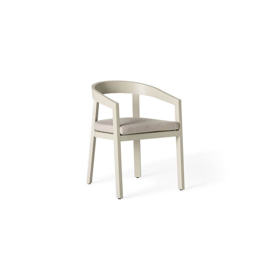 Cavallo Dining Chair in Dune Aluminum