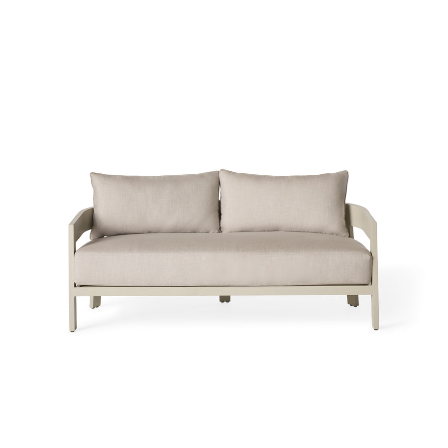 Cavallo Loveseat in Dune Aluminum