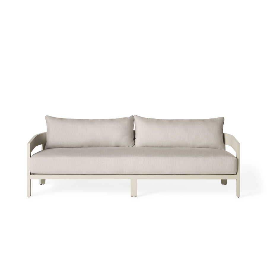Cavallo Sofa in Dune Aluminum