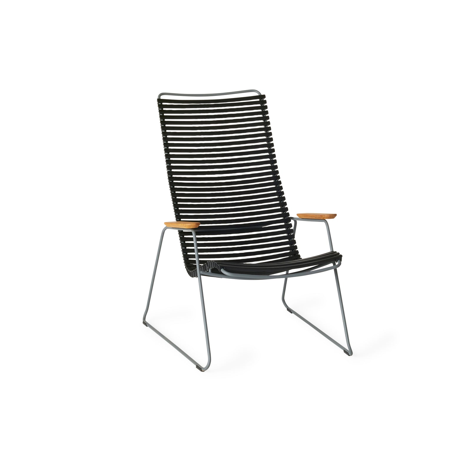 Click Lounge Chair in Black | Terra Outdoor Living