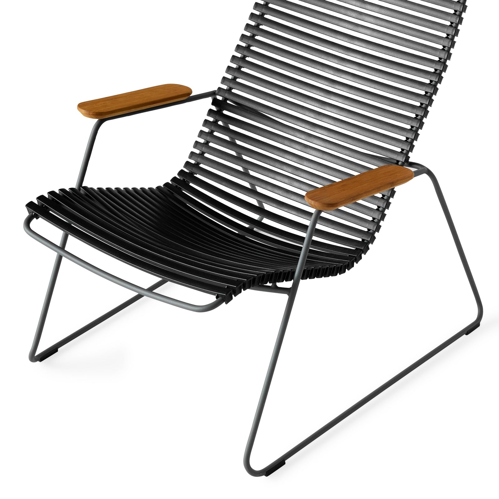 Click Lounge Chair in Black | Terra Outdoor Living