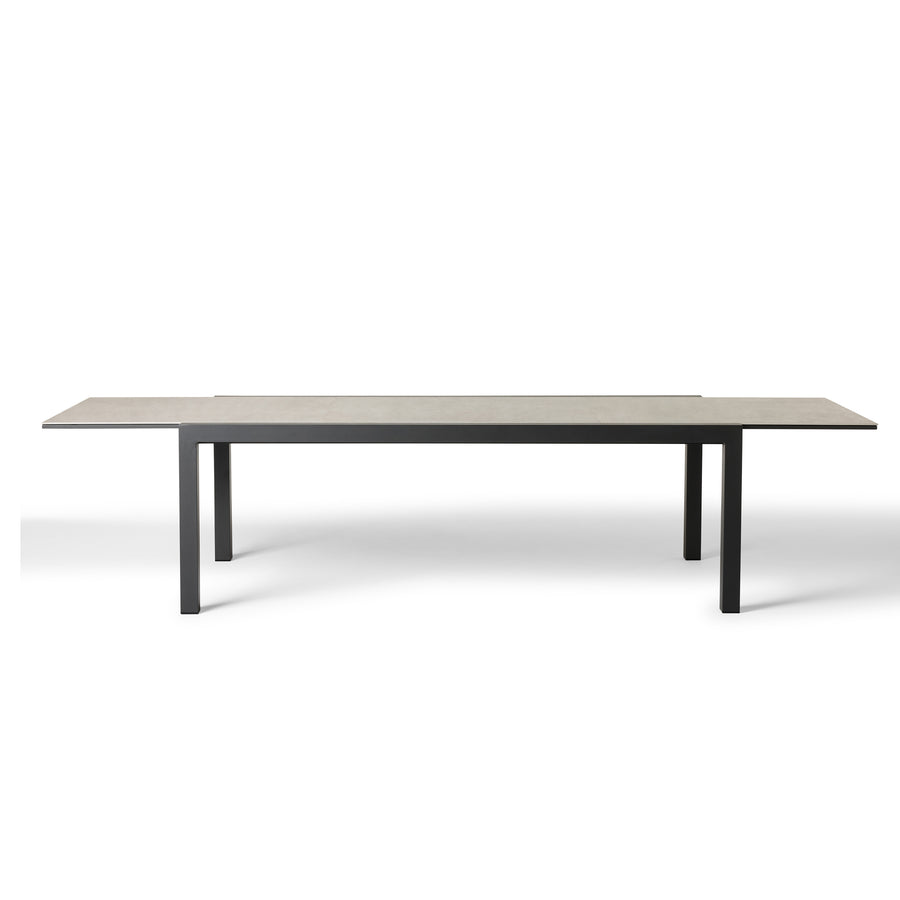 Del Mar 87"-130" Extension Dining Table in Charcoal