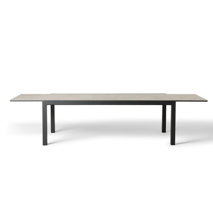 Del Mar 87"-130" Extension Dining Table in Charcoal