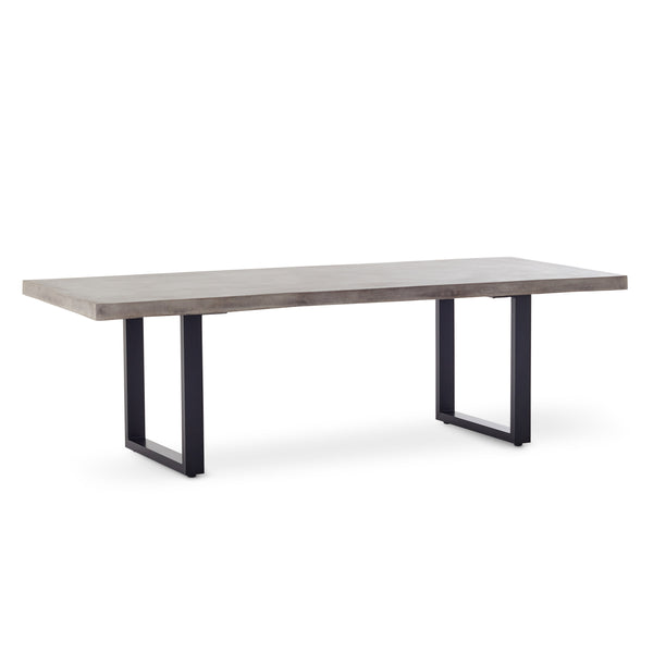 La Jolla 95" Dining Table in Charcoal