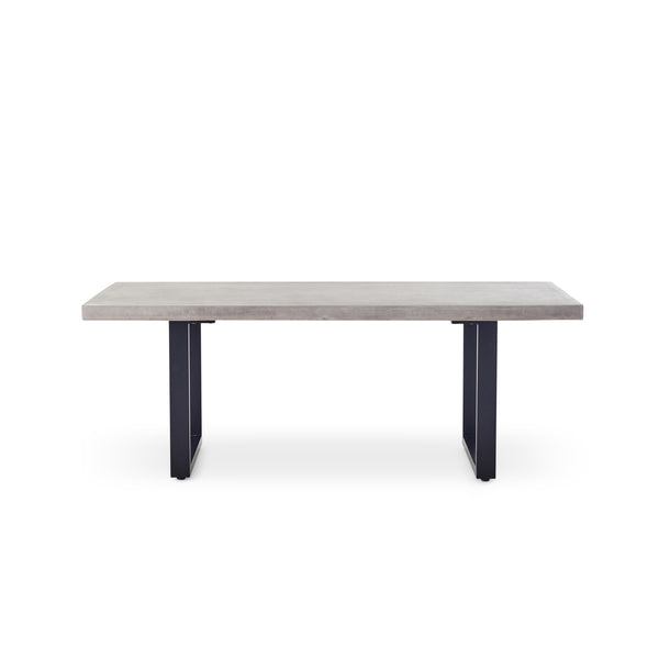 La Jolla 79" Dining Table in Charcoal