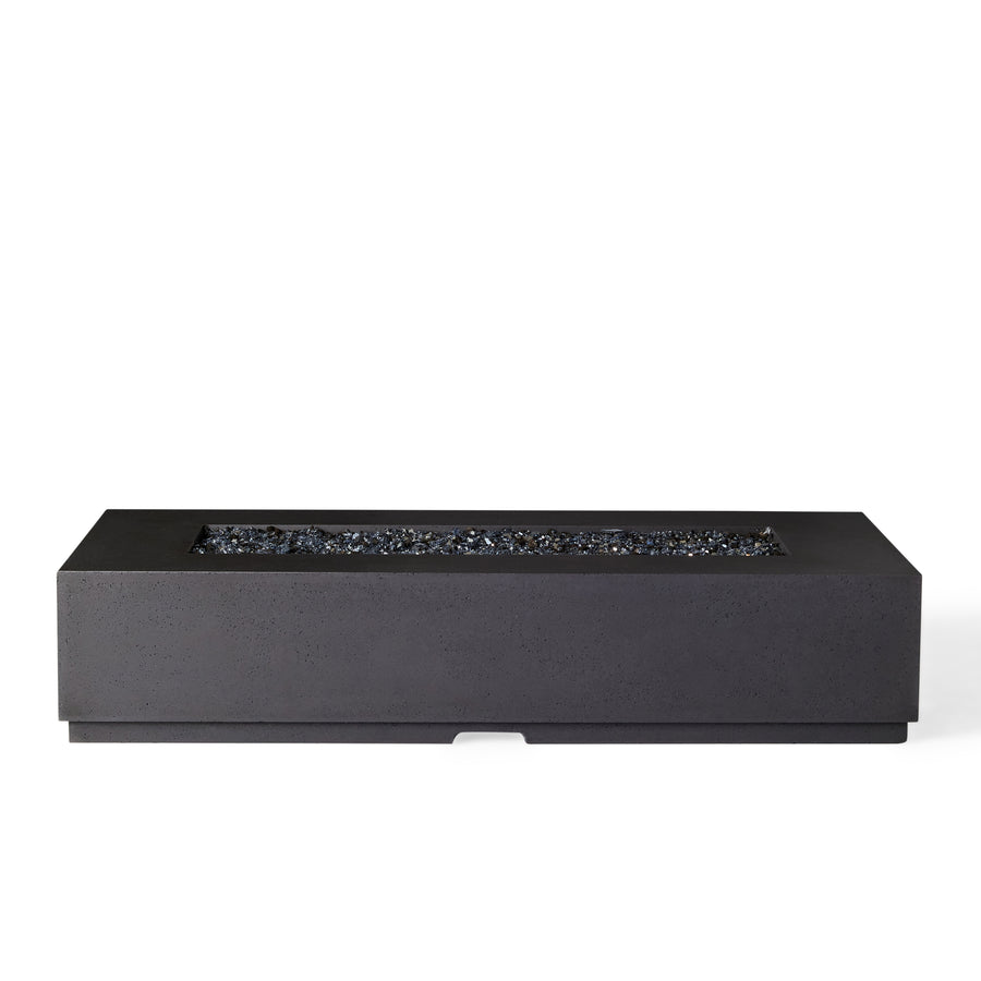 Legend 72" Rectangular Fire Table in Black Lava (Propane)