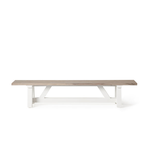 Madera Bench with Weathered Teak Top
